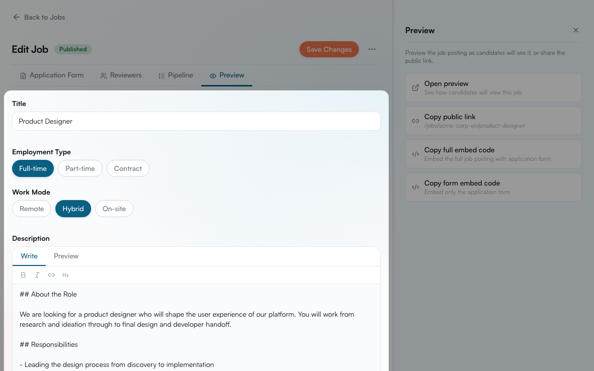 Job Management